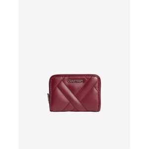 Women's Burgundy Wallet Calvin Klein - Women sötétpiros   rózsaszín One size female