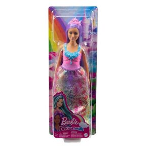 Barbie Dreamtopia hercegnő lila hajú baba - Mattel