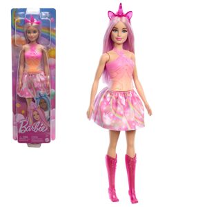 Barbie Dreamtopia: Unikornis baba rózsaszín ruhában - Mattel