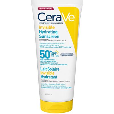 CERAVE Hidratáló fényvédő tej arcra-testre SPF50+ (177ml) CERAVE Hidratáló fényvédő tej arcra-testre SPF50+ (177ml)