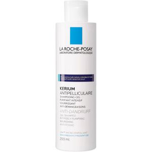 LA ROCHE-POSAY Kerium mikro-hámlasztó hatású korpásodás elleni gél sampon zsíros hajra (200ml)