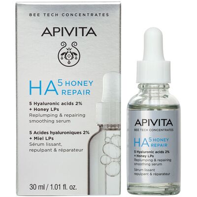 APIVITA BEE Tech HA5 Honey feltöltő, regeneráló szérum (30ml) APIVITA BEE Tech HA5 Honey feltöltő, regeneráló szérum (30ml)
