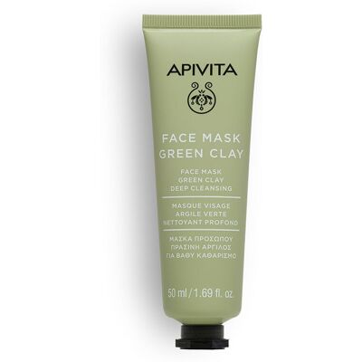 APIVITA Mélytisztító Arcmaszk - Zöld Agyag - 50ml APIVITA Mélytisztító Arcmaszk - Zöld Agyag - 50ml