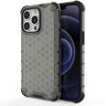 Hurtel Honeycomb tok Páncéltelefontok a TPU Bumper iPhone 13 Pro fekete