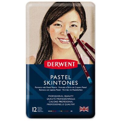 Derwent Pastellportré Ceruzák - 12 db készlet Derwent Pastellportré Ceruzák - 12 db készlet