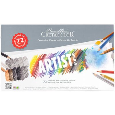Cretacolor Artist Studio 72 darabos rajzkészlet, fémdobozban Cretacolor Artist Studio 72 darabos rajzkészlet, fémdobozban