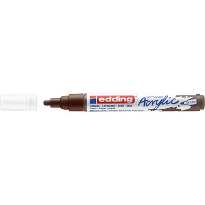 EDDING 5100 akril filctoll M (2-3 mm) csokoládé barna (chocolate brown) (907) D10 EDDING 5100 akril filctoll M (2-3 mm) csokoládé barna (chocolate brown) (907) D10