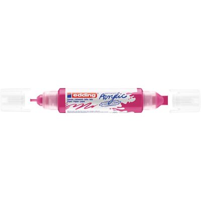EDDING 5400 akril filctoll 3D kétvégű filctoll (2-3 mm/5-10 mm) magenta (telemagenta) (909) D5 EDDING 5400 akril filctoll 3D kétvégű filctoll (2-3 mm/5-10 mm) magenta (telemagenta) (909) D5