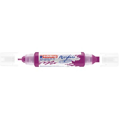 EDDING 5400 akril filctoll 3D kétvégű filctoll (2-3 mm/5-10 mm) áfonya (berry) (910) D5 EDDING 5400 akril filctoll 3D kétvégű filctoll (2-3 mm/5-10 mm) áfonya (berry) (910) D5