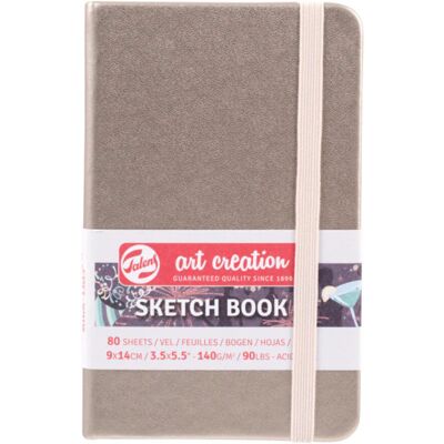 Talens Art Creation Sketch Book rajz- és vázlatfüzet, 9x14cm, 140g/m², 80lap, pezsgő Talens Art Creation Sketch Book rajz- és vázlatfüzet, 9x14cm, 140g/m², 80lap, pezsgő