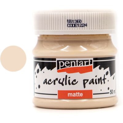 Pentart matt akrilfesték 50 ml bézs Pentart matt akrilfesték 50 ml bézs