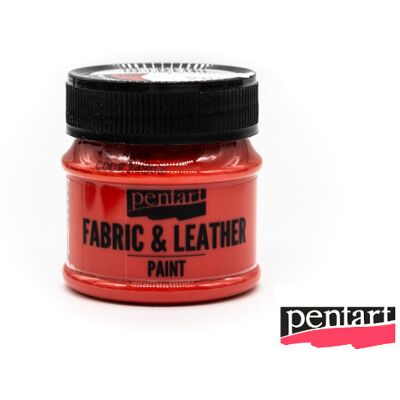Textilfesték és bőrfesték, 50 ml piros Textilfesték és bőrfesték, 50 ml piros