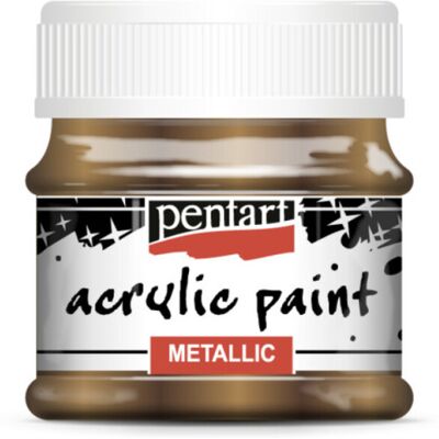 Pentart metál akrilfesték 50 ml csillogó bronz Pentart metál akrilfesték 50 ml csillogó bronz
