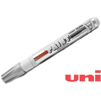 Uni PX-20 Lakkfilc fényes ezüst 2,2-2,8mm Uni PX-20 Lakkfilc fényes ezüst 2,2-2,8mm