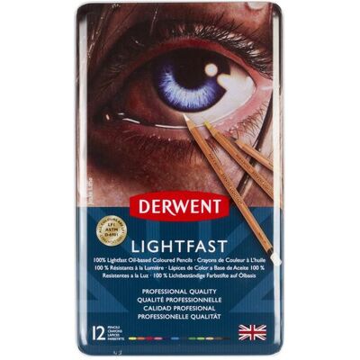 Derwent Lightfast ceruza készlet 12db Derwent Lightfast ceruza készlet 12db