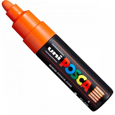 UNI POSCA PC-7M narancs (4,5-5,5mm) 4 UNI POSCA PC-7M narancs (4,5-5,5mm) 4