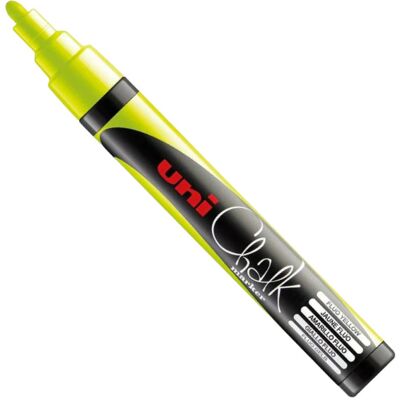 Folyékony kréta UNI PWE-5M neon sárga Folyékony kréta UNI PWE-5M neon sárga