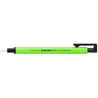 Tombow Mono Zero precíziós radír kör alakú töltettel, neon zöld Tombow Mono Zero precíziós radír kör alakú töltettel, neon zöld
