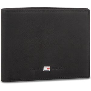 Nagyméretű férfi pénztárca Tommy Hilfiger Johnson Cc And Coin Pocket AM0AM82565/AM0AM00659 Black 002 Fekete 00