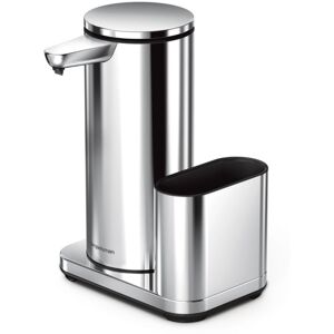 Simplehuman 414ml + szivacs tartó - fényes rozsdamentes acélból készült - Érintésmentes szappanadagoló Simplehuman 414ml + szivacs tartó - fényes rozsdamentes acélból készült - Érintésmentes szappanadagoló