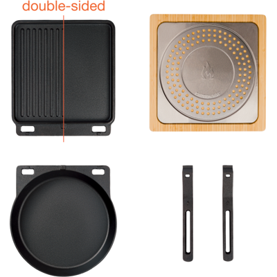 Öntöttvas edénykészlet Solo Stove pizzasütőhöz Öntöttvas edénykészlet Solo Stove pizzasütőhöz