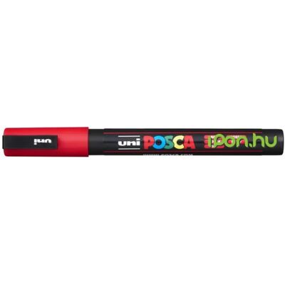 UNI Posca PC-3M Dekormarker 0.9 - 1.3 mm piros UNI Posca PC-3M Dekormarker 0.9 - 1.3 mm piros