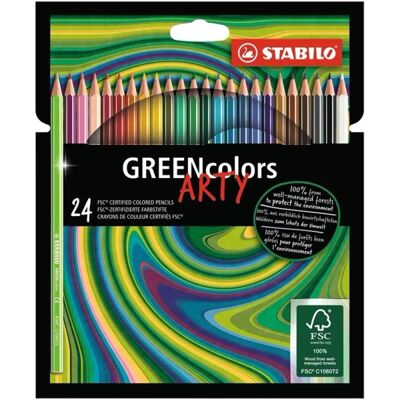 Stabilo Greencolors Arty Színes ceruzák - 24 db Stabilo Greencolors Arty Színes ceruzák - 24 db