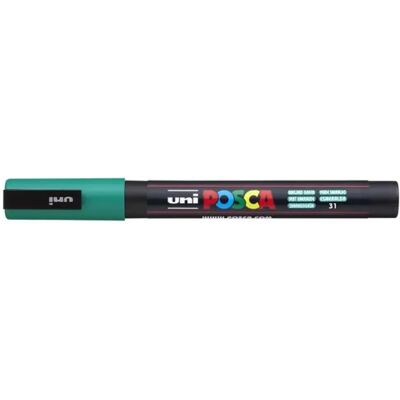 UNI Posca PC-3M Dekormarker 0.9 - 1.3 mm smaragdzöld UNI Posca PC-3M Dekormarker 0.9 - 1.3 mm smaragdzöld
