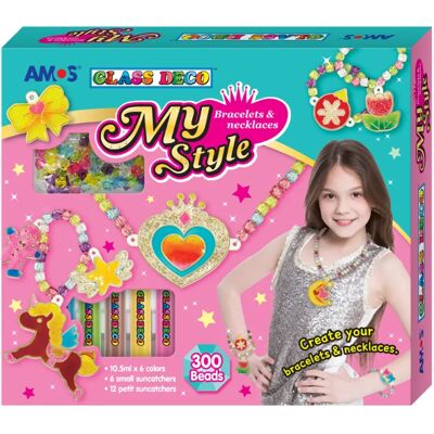 AMOS Ékszerkészítő üvegmatricafesték 6x 10.5ml + 18 darabos matrica készlet AMOS Ékszerkészítő üvegmatricafesték 6x 10.5ml + 18 darabos matrica készlet