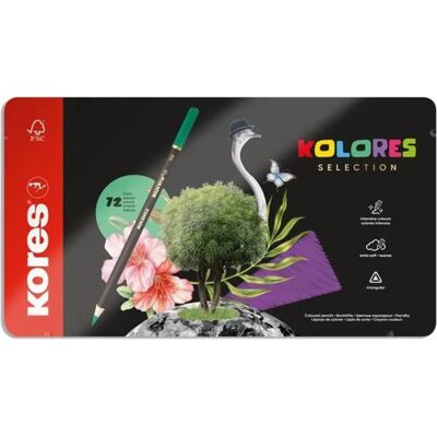 KORES KOLORES SELECTION 72 színű készlet - Színes ceruzák KORES KOLORES SELECTION 72 színű készlet - Színes ceruzák