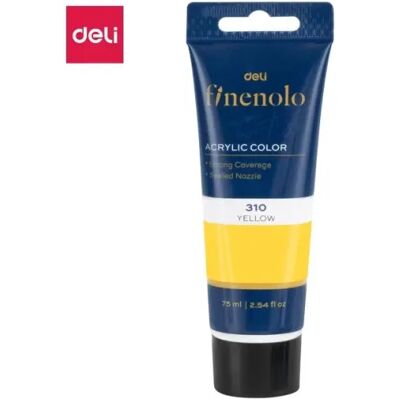 DELI Sárga akrilfesték 75ml DELI Sárga akrilfesték 75ml