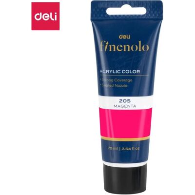 DELI Rózsaszín akrilfesték 75ml DELI Rózsaszín akrilfesték 75ml