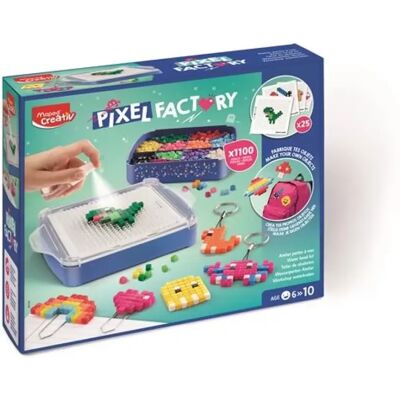 MAPED CREATIV Pixel Factory Pixel gyöngy készítő szett sablonnal MAPED CREATIV Pixel Factory Pixel gyöngy készítő szett sablonnal