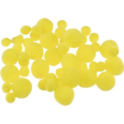 BRUNNEN Knorr Prandell sárga pompom 8-20mm 100 darabos BRUNNEN Knorr Prandell sárga pompom 8-20mm 100 darabos