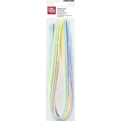 BRUNNEN Knorr Prandell 8 mm 10 darabos csomag zsenília drót pasztell BRUNNEN Knorr Prandell 8 mm 10 darabos csomag zsenília drót pasztell