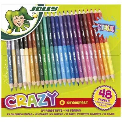 Jolly Supersticks Crazy Színes Ceruzák - 24 Szín Jolly Supersticks Crazy Színes Ceruzák - 24 Szín