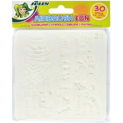 JOLLY Airbrush Fun 30 darabos sablon JOLLY Airbrush Fun 30 darabos sablon