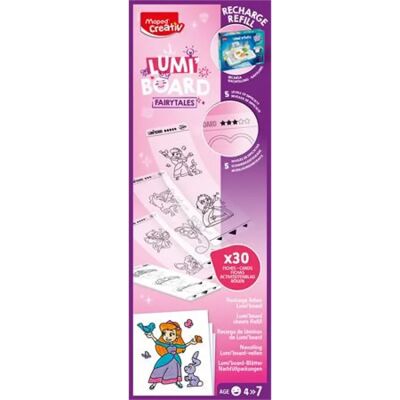 MAPED CREATIV Lumi Board tündérmese kreatív rajzkészlet kiegészítő sablon MAPED CREATIV Lumi Board tündérmese kreatív rajzkészlet kiegészítő sablon