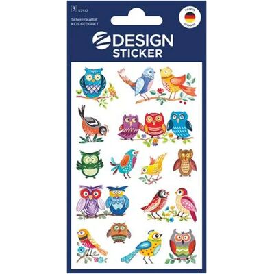 Avery Matrica papír 3 ív 76x120 mm - baglyok AY57512 Avery Matrica papír 3 ív 76x120 mm - baglyok AY57512