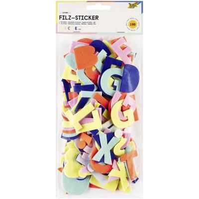 OEM Folia Matrica készlet filc betűk 190 db vegyes színek FL5269 OEM Folia Matrica készlet filc betűk 190 db vegyes színek FL5269
