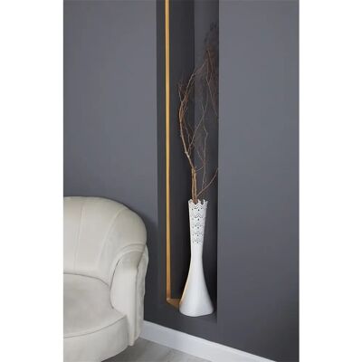 IRIS E5575 műanyag váza 60cm fehér IRIS E5575 műanyag váza 60cm fehér