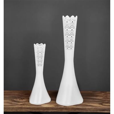 IRIS E5576 műanyag váza 40cm fehér IRIS E5576 műanyag váza 40cm fehér