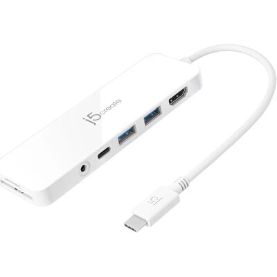 J5CREATE JCD373 USB-C Multi-Port Hub with Power Delivery J5CREATE JCD373 USB-C Multi-Port Hub with Power Delivery
