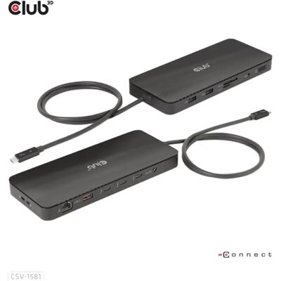 Club 3D Thunderbolt 4 Certified 11-in-1 Docking Station Club 3D Thunderbolt 4 Certified 11-in-1 Docking Station