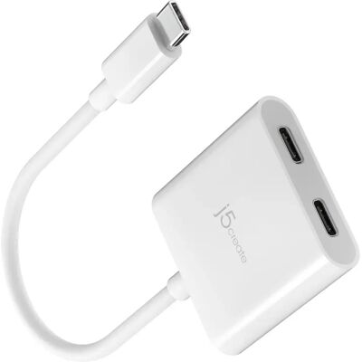 J5CREATE JCA164 USB-C to Dual USB-C with Video or Power Delivery J5CREATE JCA164 USB-C to Dual USB-C with Video or Power Delivery