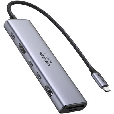UGREEN 7-in-1 USB-C Hub szürke UGREEN 7-in-1 USB-C Hub szürke