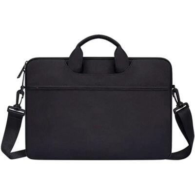DEVIA JUSTYLE kézitáska álló LAPTOP/NOTEBOOK/TABLET (univerzális, textil, kézpánt, 13-14.2" méret) FEKETE DEVIA JUSTYLE kézitáska álló LAPTOP/NOTEBOOK/TABLET (univerzális, textil, kézpánt, 13-14.2" méret) FEKETE
