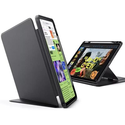ESR Flip Hybrid Case mappa tok kitámasztóval érintőceruza tartóval Apple iPad Pro 11 (2024) fekete ESR Flip Hybrid Case mappa tok kitámasztóval érintőceruza tartóval Apple iPad Pro 11 (2024) fekete