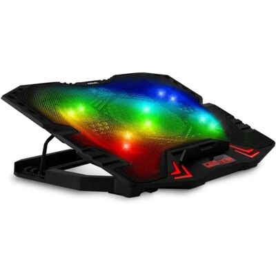 EVOLVEO Laptop hűtőpad 5x ventilátor RGB háttérvilágítással ANIA5RGB EVOLVEO Laptop hűtőpad 5x ventilátor RGB háttérvilágítással ANIA5RGB