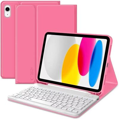TECH-PROTECT Sc Pen oldalra nyíló kitámasztható mappa tok ceruza tartóval billentyűzettel Apple iPad 11 2025 / iPad 10.9 2022 rózsaszín TECH-PROTECT Sc Pen oldalra nyíló kitámasztható mappa tok ceruza tartóval billentyűzettel Apple iPad 11 2025 / iPad 10.9 2022 rózsaszín